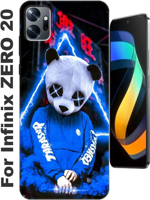 TrenoSio Back Cover for Infinix Zero 20 2643  (Green, Flexible, Silicon, Pack of: 1)