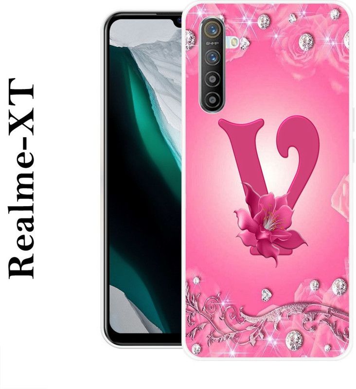 KUDI Back Cover for Realme XT  (Pink, Silicon)