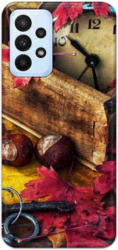 NDCOM Back Cover for Samsung Galaxy A23 Vintage Clock Printed  (Multicolor, Hard Case, Pack of: 1)