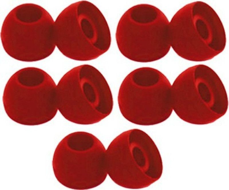 THE DARK NIGHT Qweezer 10 pcs (5 Pair)Silicone Rubber Earbuds Eartips ... In The Ear Headphone Cushion  (Pack of 1, Multicolor)