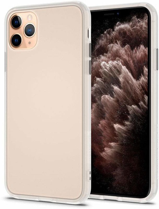 CYRILL Ciel [Color Brick Series] Back Cover for Apple iPhone 11 Pro Max  (White, Shock Proof, Pack of: 1)