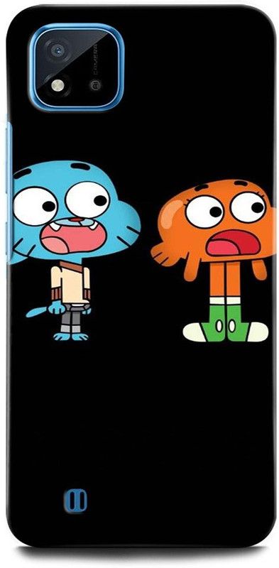 ORBIQE Back Cover for Realme C11 2021 RMX3231 GUMBALL, DARWIN, GUMBALL AND DARWIN, LOVE  (Multicolor, Hard Case, Pack of: 1)