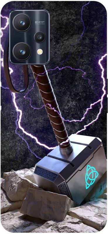 THE NARAYANA COLLECTIONS Back Cover for REALME 9 PRO- RMX3471-THOR,HAMMER,HATHODA,AVENGERS  (Multicolor, Hard Case, Pack of: 1)