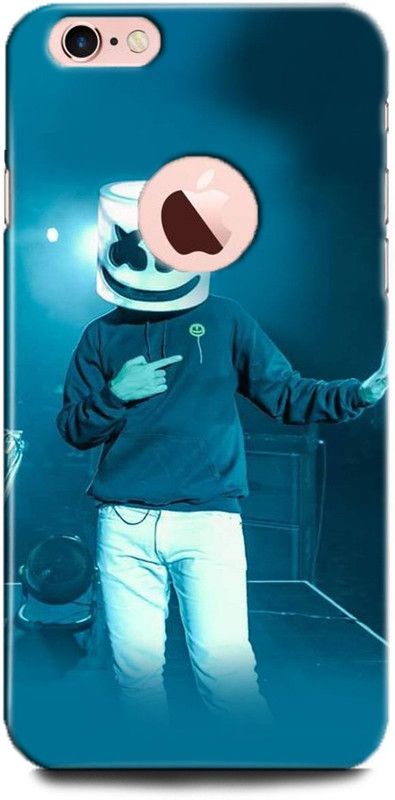 INDICRAFT Back Cover for Apple iPhone 6s Plus MARSHMELLO, DJ, EDM, MUSIC, SMILEY, FUNNY  (Multicolor, Hard Case, Pack of: 1)