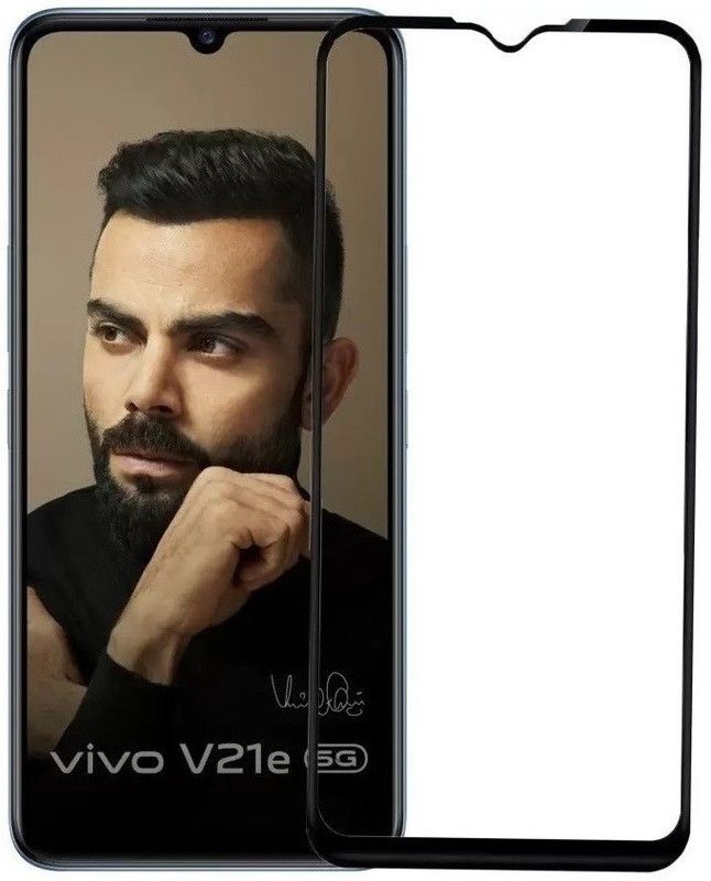 Gorilla Protection Edge To Edge Tempered Glass for Vivo V21, Vivo V21e, Vivo V21 5G, Vivo V21e 5G  (Pack of 1)