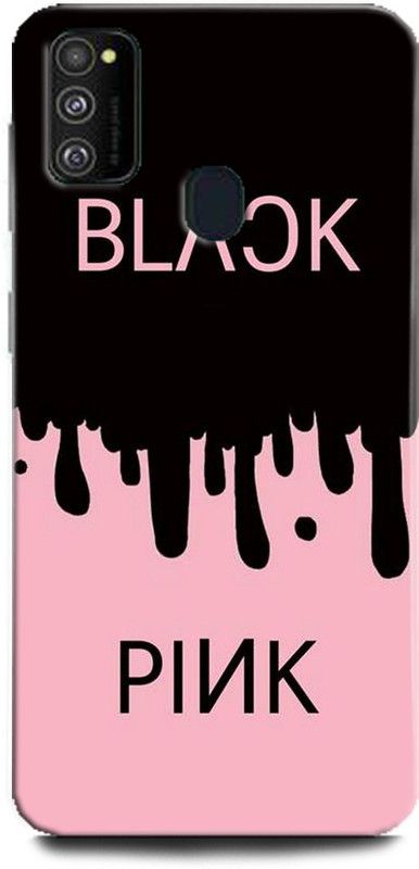 WallCraft Back Cover for Samsung Galaxy M30s  (Black, Pink, Dual Protection, Pack of: 1)