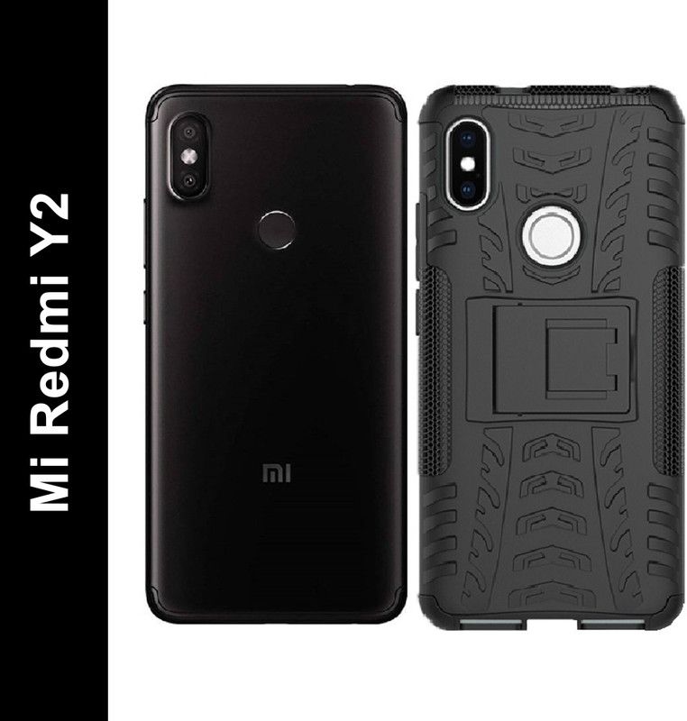 Highderabad Tech Back Cover for Mi Redmi Y2  (Black, Dual Protection, Pack of: 1)