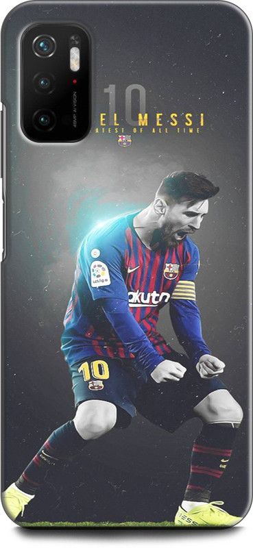 Afterglow Back Cover for Poco M3 Pro 5G MESSI JERSEY, BARCELONA, FOOTBALL, MESSI, JERSEY, FOOTBALL  (Multicolor, Shock Proof, Pack of: 1)