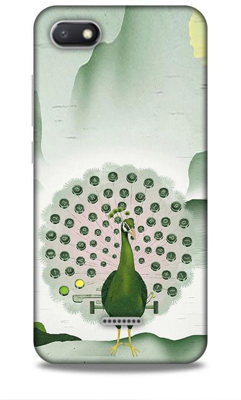 Keviv Back Cover for Mi Redmi 6A  (Green, Hard Case)