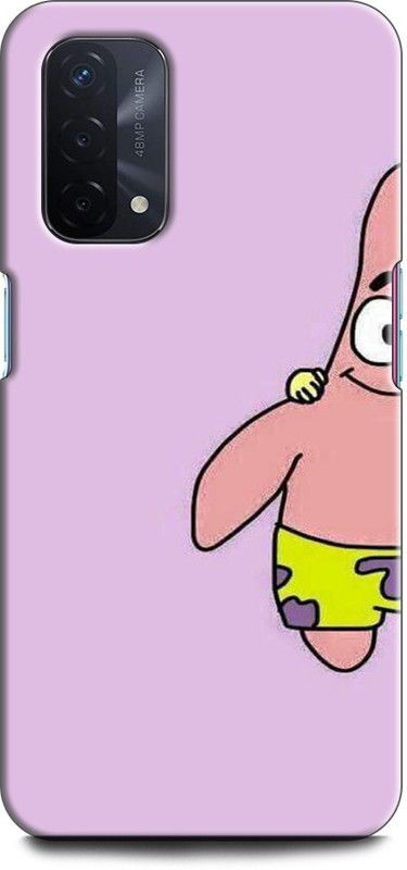 Afterglow Back Cover for Oppo A74 5G BEST FRIEND, PATRICK  (Multicolor, Shock Proof, Pack of: 1)