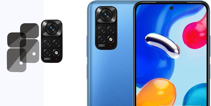 XAZE Back Camera Lens Glass Protector for REDMI NOTE 11 PRO PLUSE 5g  (Pack of: 2)