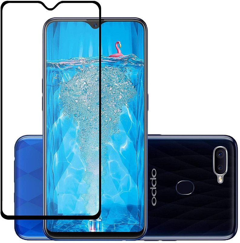 ELEF Edge To Edge Tempered Glass for Oppo F9 Pro 11D Gorilla Tempered Glass Full Screen Covrage with 9H Hardness  (Pack of 1)