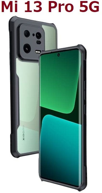 VDAT Back Cover for Mi 13 Pro 5G, Xiaomi 13 Pro 5G, (ip)  (Transparent, Shock Proof, Silicon, Pack of: 1)