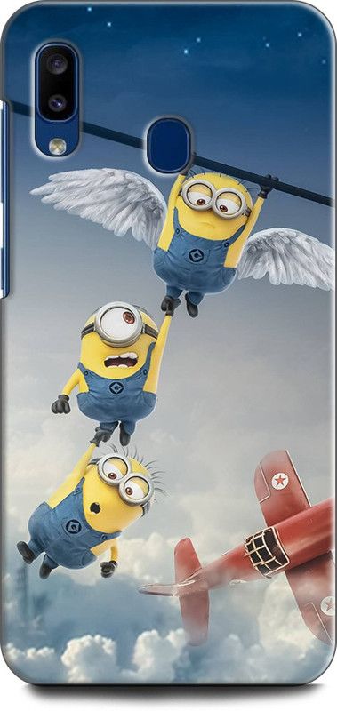 Afterglow Back Cover for SAMSUNG Galaxy A30 MINIONS, CUTE, FUNNY, CARTOON, MINIONS CUTE, CUTE  (Multicolor, Shock Proof, Pack of: 1)
