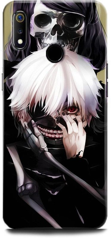 Afterglow Back Cover for Realme 3 Pro TOKYO GHOUL, KENEKI, ANIME, GHOUL, SUPERPOWER, HEROS, SKULL, DARK  (Multicolor, Shock Proof)