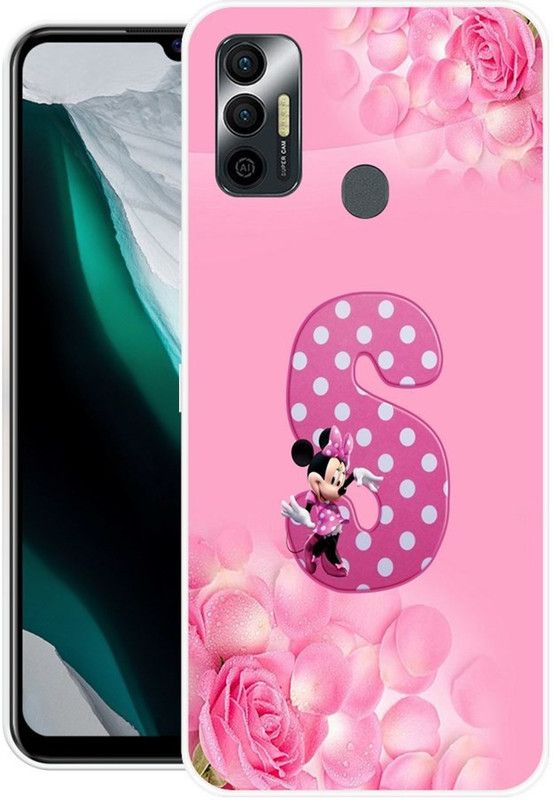 BLUEZAP Back Cover for Tecno Spark 7  (Pink, Grip Case, Silicon, Pack of: 1)