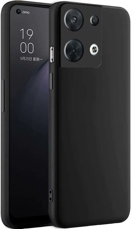 Mobile Back Cover Pouch for Oppo Reno8 Pro 5G, Oppo Reno 8 Pro 5G, Oppo Reno8 Pro, Oppo Reno 8 Pro  (Black, Dual Protection, Silicon, Pack of: 1)