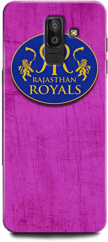 Afterglow Back Cover for SAMSUNG Galaxy J8 RAJASTHAN ROYALSR, IPL, POYALS, RR, CRICKET, LOGO, RR LOGO  (Multicolor, Shock Proof, Pack of: 1)