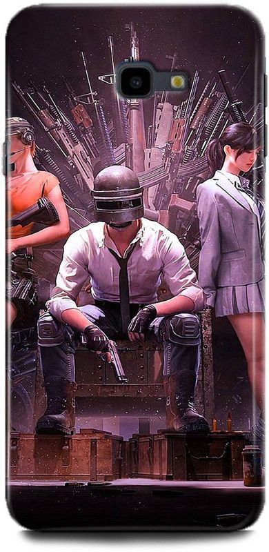 WallCraft Back Cover for SAMSUNG Galaxy J4 Plus PUBG, GAME  (Multicolor, Dual Protection, Pack of: 1)