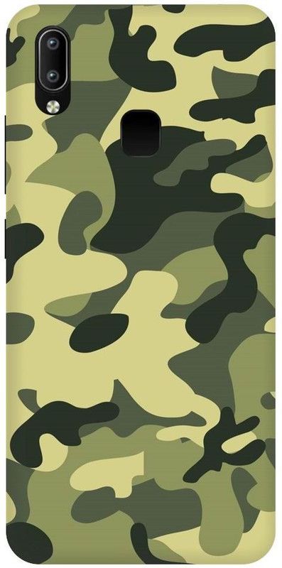 URCHIN Back Cover for Vivo Y91 Camouflage, Army, Army Print, Abstract, Green, Pattern  (Multicolor, Shock Proof, Pack of: 1)
