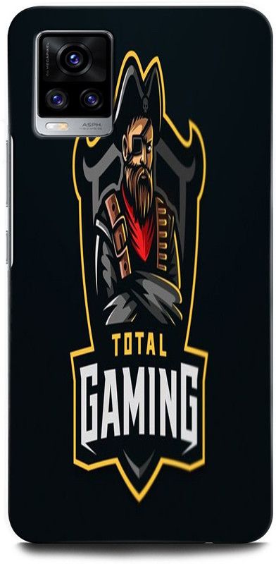 INTELLIZE Back Cover for ViVO V20 Pro 2018 TOTAL GAMING LOGO, FREEFIRE, JUEGO, GUN, METAL, FIRE, GAME  (Multicolor, Hard Case, Pack of: 1)