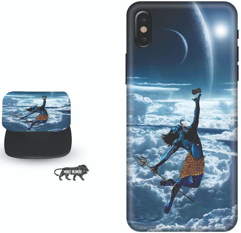 Zappy Back Cover for Apple iPhone XS  (Multicolor, Cases with Holder)