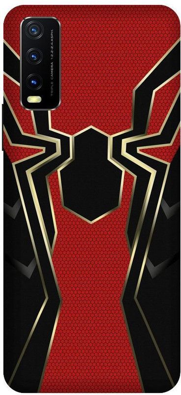 URCHIN Back Cover for Vivo Y20G Spiderman, Spiderman logo, Marval, superhero, Comic  (Multicolor, Shock Proof, Pack of: 1)