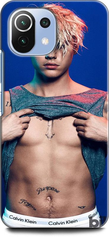 WallCraft Back Cover for Mi 11 Lite JUSTIN BIEBER, ARTIST, MUSIC  (Multicolor, Dual Protection, Pack of: 1)