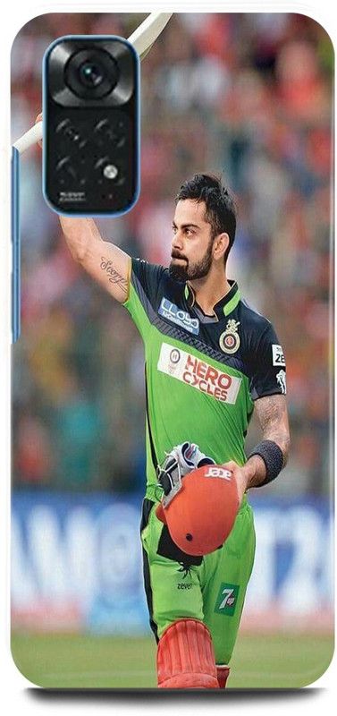 FIKORA Back Cover for Redmi Note 11, VIRAT, KOHLI, INDIAN, PLAYER, RCB  (Green, Hard Case, Pack of: 1)