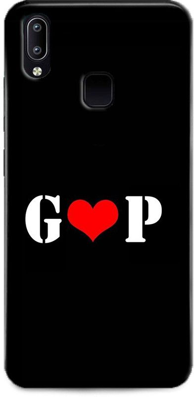 Afterglow Back Cover for Vivo V9 G P, G LOVES P, NAME, LETTER, ALPHABET, GP LOVE, HART  (Multicolor, Shock Proof, Pack of: 1)