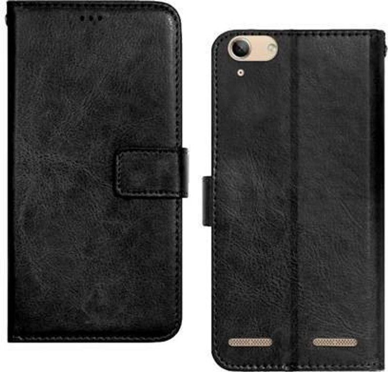 zenax Wallet Case Cover for Lenovo Vibe K5 Plus  (Black, Pack of: 1)