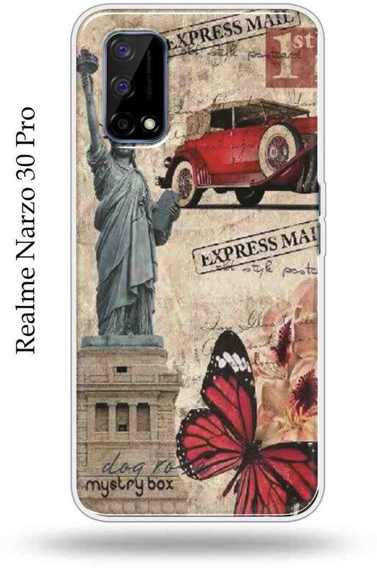 Mystry Box Back Cover for Realme Narzo 30 Pro  (Multicolor, Shock Proof, Silicon, Pack of: 1)