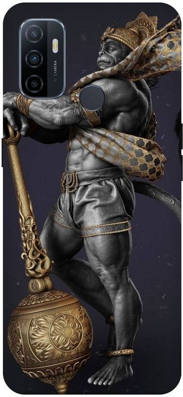 URCHIN Back Cover for Oppo A53 Hanuman ji , Lord Hanuman, God, Bajrangbali  (Multicolor, Shock Proof, Pack of: 1)