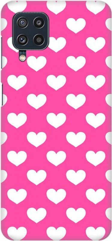 COBIERTAS Back Cover for Samsung Galaxy M32  (Pink, White)