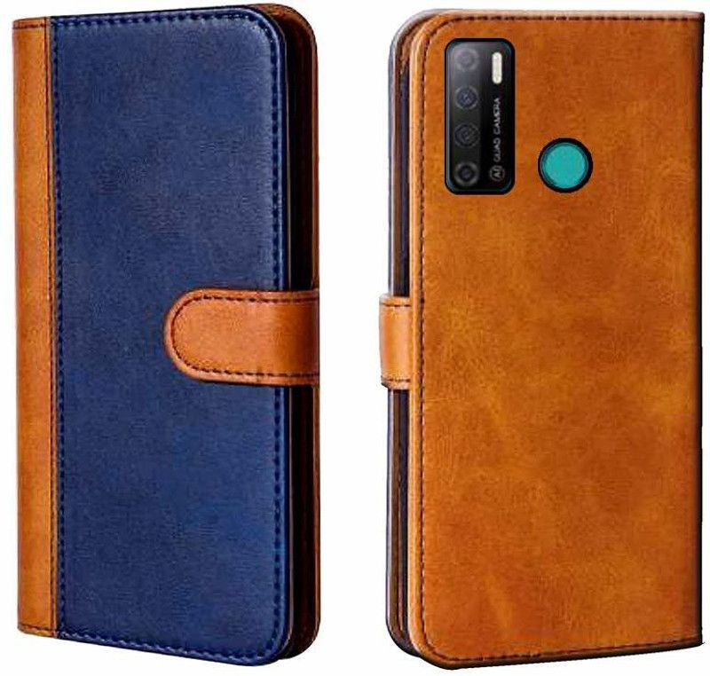 METOO Flip Cover for Tecno LC7 Flip cover  (Multicolor, Dual Protection, Pack of: 1)