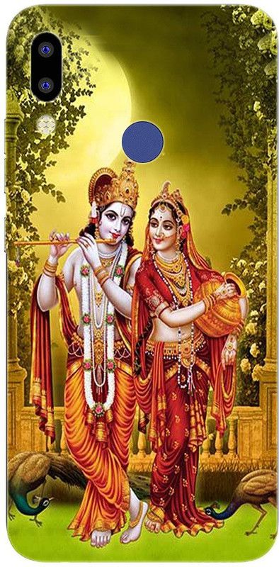 METOO Back Cover for Tecno i Air 2 Plus, Lord Radha Krishan,krishna Design Back Cover_Print_372  (Multicolor, Dual Protection, Silicon, Pack of: 1)