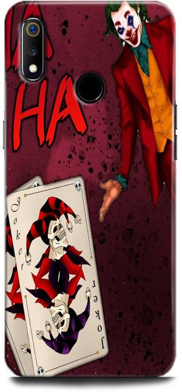 Afterglow Back Cover for Realme 3 Pro JOKER, FILM, HALLOWEEN,BLOOD,JOKERHAHA  (Multicolor, Shock Proof, Pack of: 1)