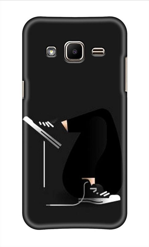 HELLO CASE Back Cover for Samsung Galaxy J7, Samsung Galaxy J7 Nxt  (Black, White)