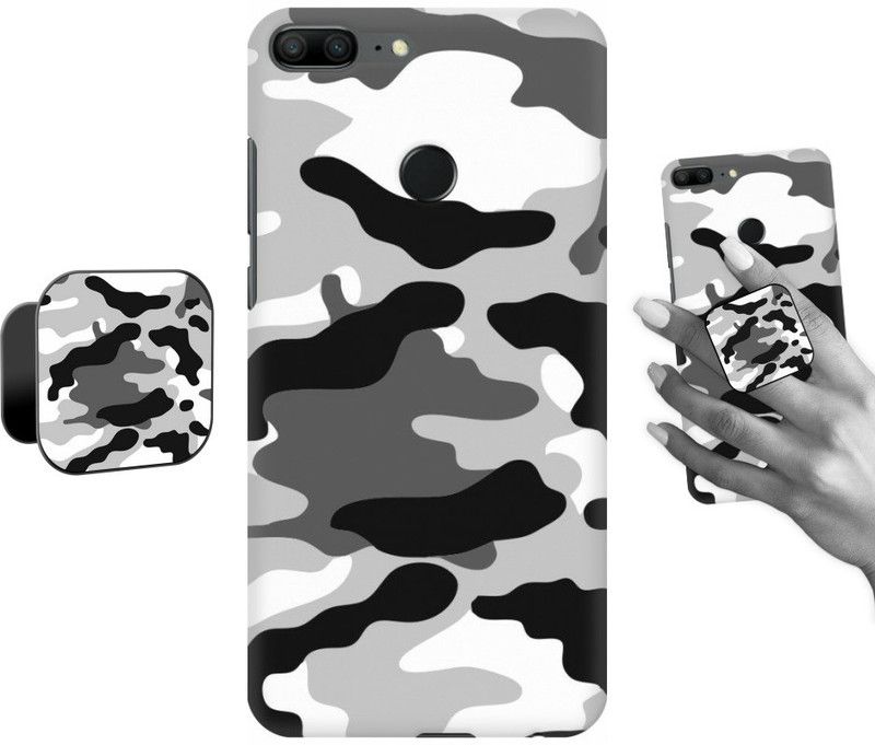 COBIERTAS Back Cover for Honor 9 Lite  (Multicolor, Cases with Holder, Pack of: 2)