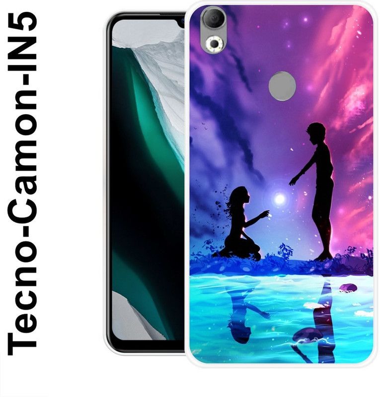 KLC Back Cover for Tecno Camon IN5  (Multicolor, Silicon)