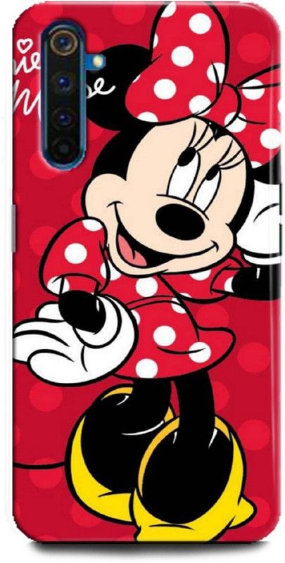 Afterglow Back Cover for Realme 6 MINNIE MOUSE, MICKEY MOUSE, CARTOON, FUNNY, CUTE, LOVE, DISNEY  (Multicolor, Shock Proof, Pack of: 1)