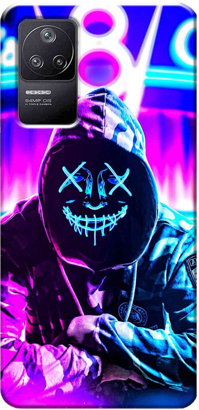 StroFit Back Cover for Poco F4 5G 2658  (Multicolor, Camera Bump Protector, Silicon, Pack of: 1)