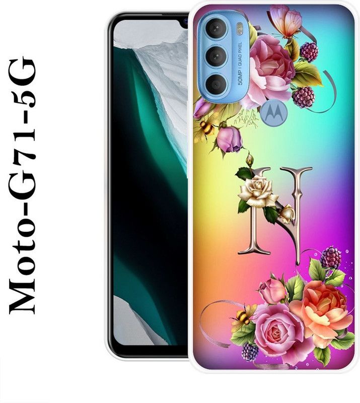 REDFLY Back Cover for Motorola Moto G71 5G  (Multicolor, Grip Case, Silicon)