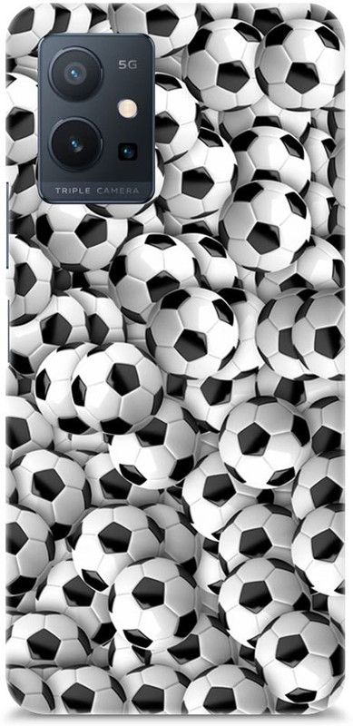 Mast Kalandar Back Cover for vivo T1 5G  (White, Black)