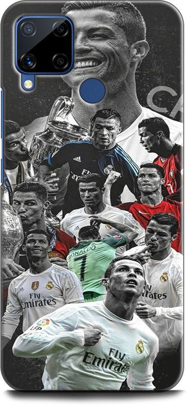 Afterglow Back Cover for Realme C15 RONALDO, CR7, FOOTBALL, NUBIA, REAL MADRID, STOCK, CALCIO, JUVENTUS  (Multicolor, Shock Proof)