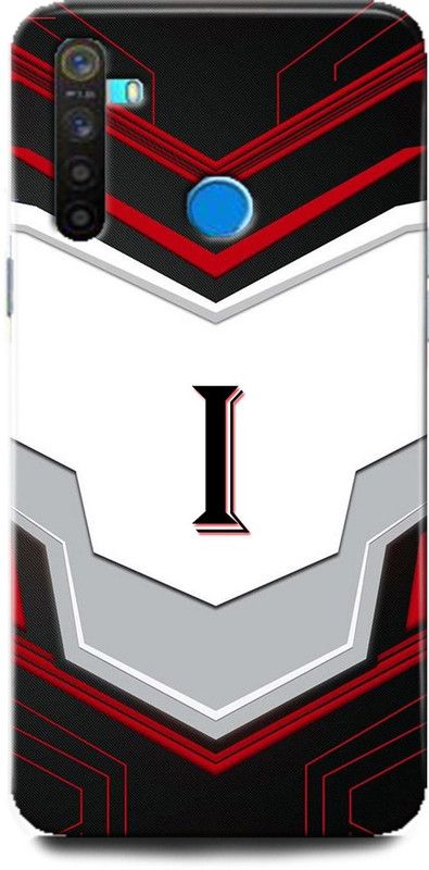 Afterglow Back Cover for Realme 5s I, I LETTER, I NAME, I ALPHABET, ALPHABET  (Multicolor, Shock Proof, Pack of: 1)