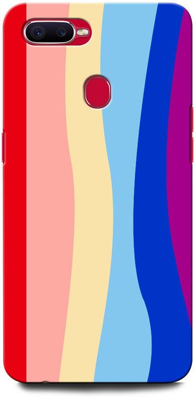 INTELLIZE Back Cover for Realme U1 RAINBOW, ABSTRACT, COLORFULL, PAINTING, STRIPES  (Multicolor, Hard Case, Pack of: 1)