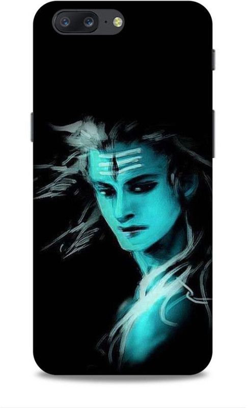 Keviv Back Cover for OnePlus 5  (Black, Blue, 3D Case, Pack of: 1)