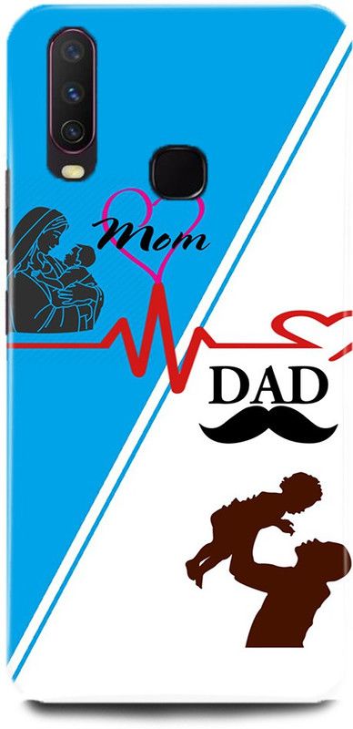MP ARIES MOBILE COVER Back Cover for Vivo Y12,1904,MOTHER, MAA, FATHER, LIFE LINE, I LOVE MY MOM DAD  (Multicolor, Hard Case, Pack of: 1)