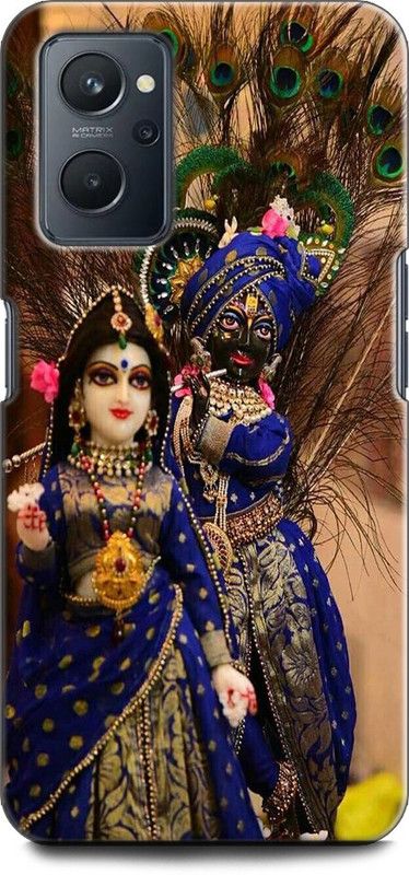 KEYCENT Back Cover for Realme 9i, RMX3491 RADHA KRISHNA, LORD, KRISHANJI, GOD, KRISHN KANHIYA  (Multicolor, Shock Proof, Pack of: 1)